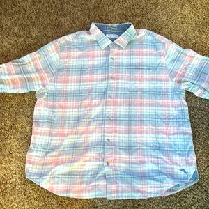 Tommy Bahama Corduroy Long Sleeve Plaid Button Down